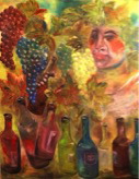 03-Bacchus bei CAVA&WEIN, 2014, Öl auf Leinwand, 100cm x 80cm.jpg