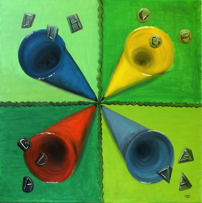 8 Talk-Show - 70x70cm - Öl auf Leinwand - 2012.JPG
