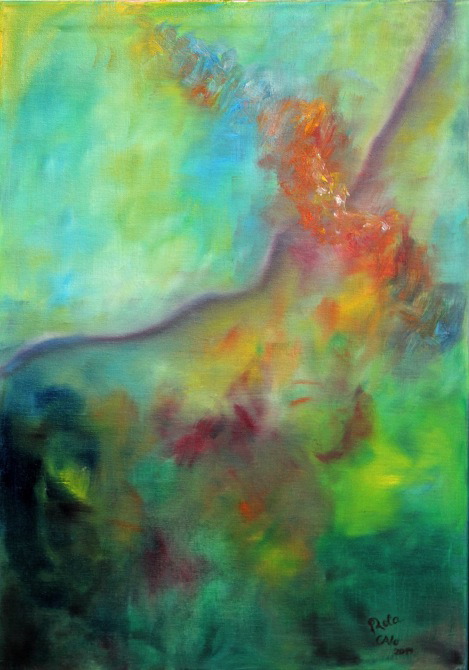 Farbwolke - 70x50cm - Öl auf Leinwand - 2014 .jpg